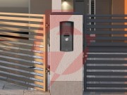 Domofon ''eura'' adp-51a3 ''difesa'' - 1-rodzinny, 2 unifony, interkom, grafit 
