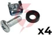 Adapter montażowy atte add-rack2u2 z otworowaniem cofnięty