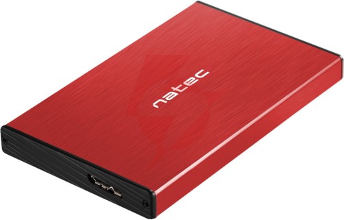 Zewnętrzna obudowa dysku natec rhino go sata 2.5cala usb 3.0 czerwony