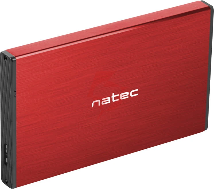 Zewnętrzna obudowa dysku natec rhino go sata 2.5cala usb 3.0 czerwony