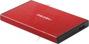Zewnętrzna obudowa dysku natec rhino go sata 2.5cala usb 3.0 czerwony