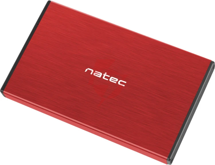 Zewnętrzna obudowa dysku natec rhino go sata 2.5cala usb 3.0 czerwony
