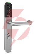 Klamka elektroniczna wfe l701 z klawiaturą 72mm inox