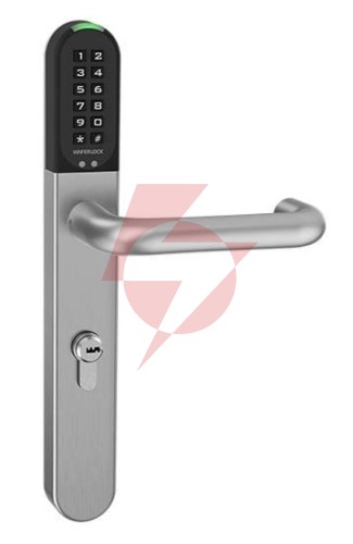 Klamka elektroniczna wfe l701 z klawiaturą 72mm inox