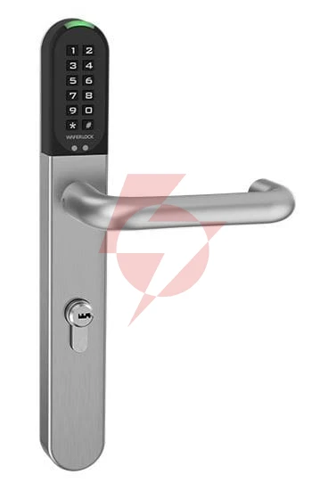Klamka elektroniczna wfe l701 z klawiaturą 92mm inox