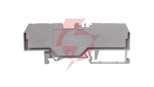 Złaczka szynowa 4-przewodowa 4mm2 szara 281-652