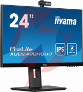Monitor led iiyama xub2490hsuc-b5 kamera ips has pivot