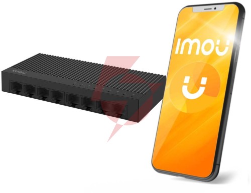 Switch imou 8-portowy sf108c plastikowa obudowa 100mbps