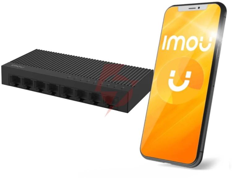 Switch imou 8-portowy sf108c plastikowa obudowa 100mbps