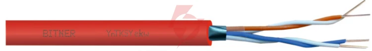 Kabel sygnalizacji ppoż bitner yntksyekw 1x2x0,8 - 100m