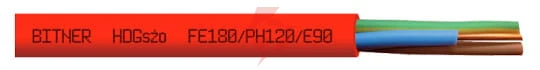 Kabel ppoż ognioodporny bitner hdgsżo ph120 300/500v 3x1,5 - 100m