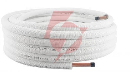 Rura miedziana w otulinie 5/8 krąg 50 m tivento flex