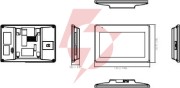 Monitor wideodomofonu dahua vth5422hw-w