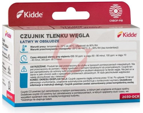 Czujnik czadu kidde 2030-dcr