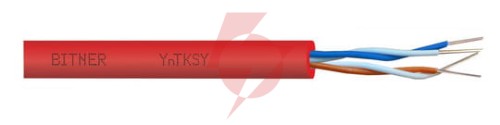 Kabel sygnalizacji ppoż bitner yntksy 3x2x0,8 - 100m