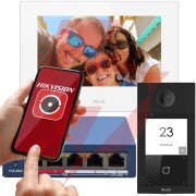 Zestaw wideodomofonowy ip hilook by hikvision ip-vis-pro-w 