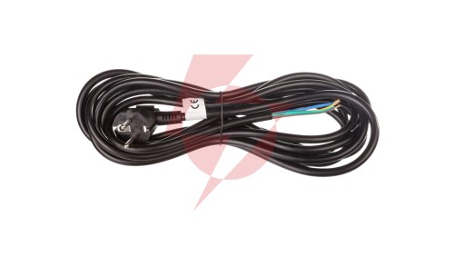 Przewód przyłączeniowy H05VV-F 3x1,5 5m czarny S18325