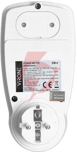 Watomierz jednotaryfowy, kalkulator energii virone em-4