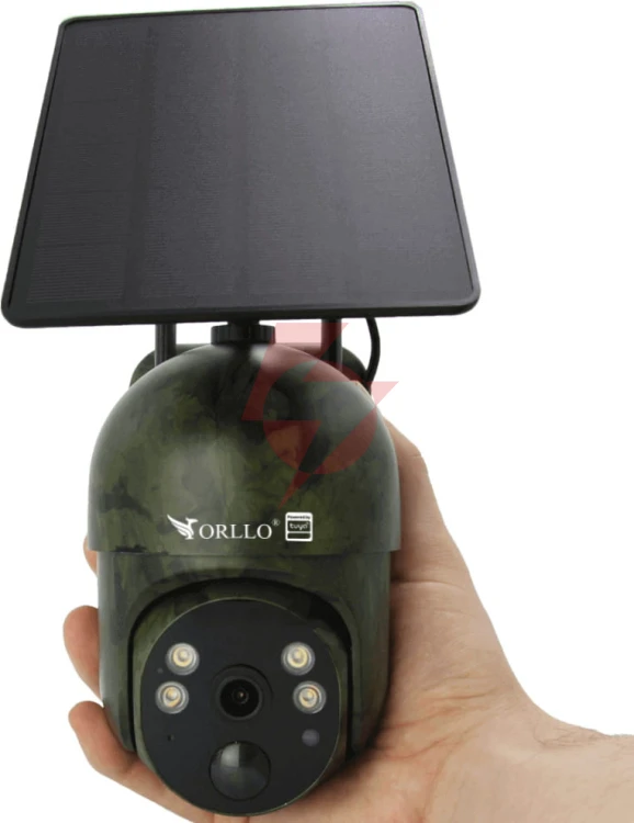 Kamera ip orllo bezprzewodowa 4g lte obrotowa z panelem solarnym orllo tz1 moro