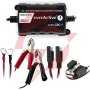 Ładowarka prostownik do akumulatorów 6v/12v everactive 14v/1a cbc-1