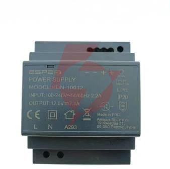 Zasilacz impulsowy na szynę din espe hdn-10012 12v/85w/7.1a