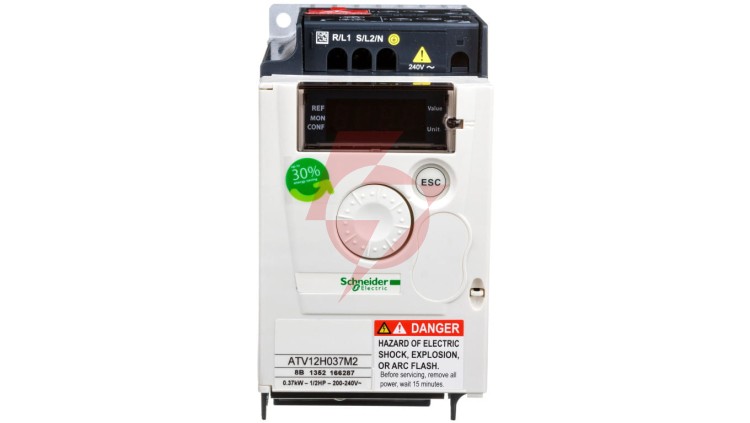 Falownik 0,37kW 1x200-240V/2,4A Altivar 12 ATV12H037M2