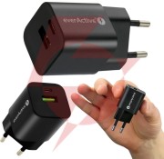 Ładowarka sieciowa everactive gan sc-390qb 30w 1xusb-c 1xusb-a pd pps
