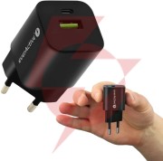 Ładowarka sieciowa everactive gan sc-390qb 30w 1xusb-c 1xusb-a pd pps