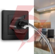Ładowarka sieciowa everactive gan sc-390qb 30w 1xusb-c 1xusb-a pd pps