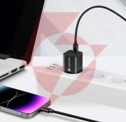 Ładowarka sieciowa everactive gan sc-390qb 30w 1xusb-c 1xusb-a pd pps