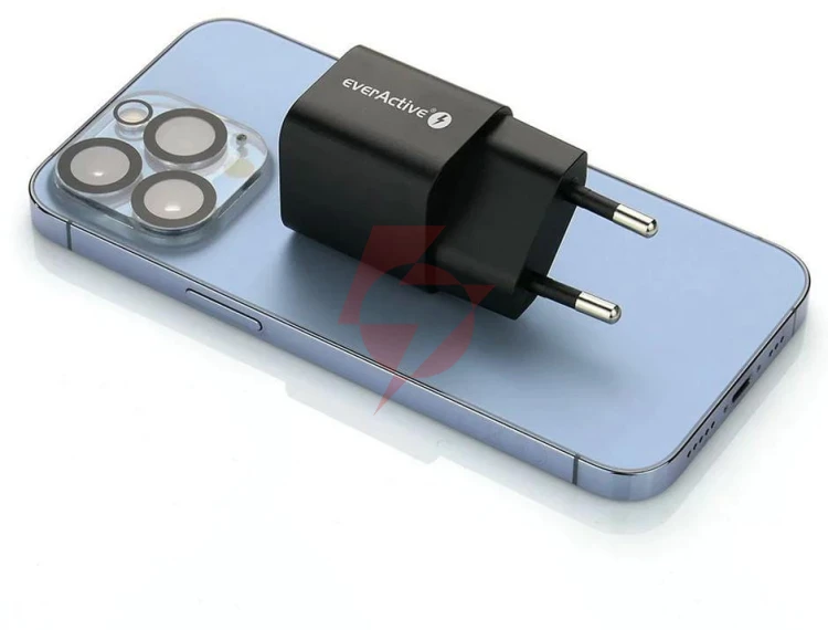 Ładowarka sieciowa everactive gan sc-390qb 30w 1xusb-c 1xusb-a pd pps
