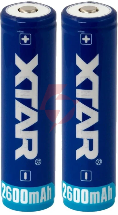 Akumulator 18650 li-ion 3,7v xtar 2600mah (1 szt.) z zabezpieczeniem