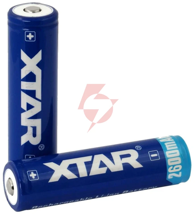 Akumulator 18650 li-ion 3,7v xtar 2600mah (1 szt.) z zabezpieczeniem