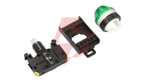 Lampka sygnalizacyjna 22mm zielona 230V AC LED ST22-LZ-230-LEDAC
