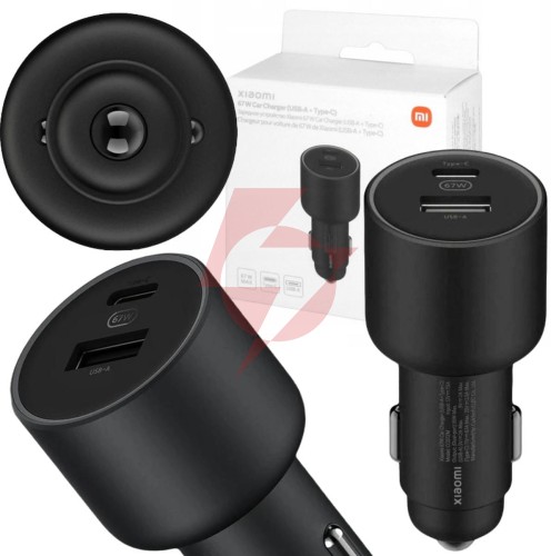 Ładowarka samochodowa xiaomi car charger 67w (usb-a + type-c)