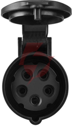 Przejściowka adapter siłowy green cell czerwony cee 16a 400v 5p do schuko 230v evak01