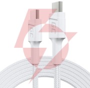 Kabel usb-c / usb-c green cell powerstream 30cm biały pd 60w ultra charge quick charge 3.0