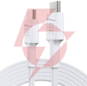 Kabel usb-c / usb-c green cell powerstream 30cm biały pd 60w ultra charge quick charge 3.0