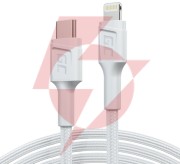 Kabel usb-c / lighthing green cell powerstream 100cm biały pd apple iphone
