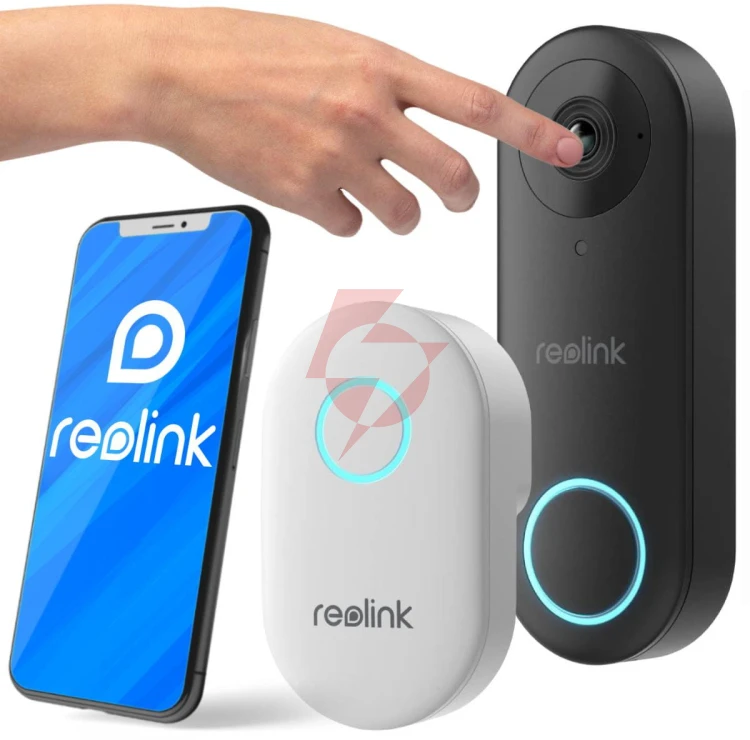 Reolink bezprzewodowy wideo dzwonek d340w wi-fi 5mpx