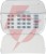 Dsc klawiatura led 16z led hardwired f1-f5 efsp hs2lede1