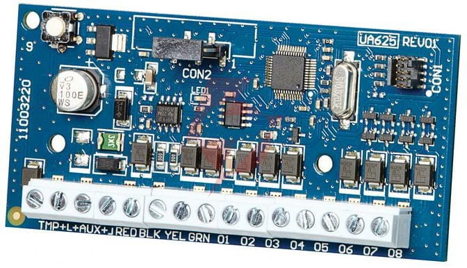 Dsc moduł rozszerzeń wyjść niskoprądowych neo 8 output module expander hsm2208