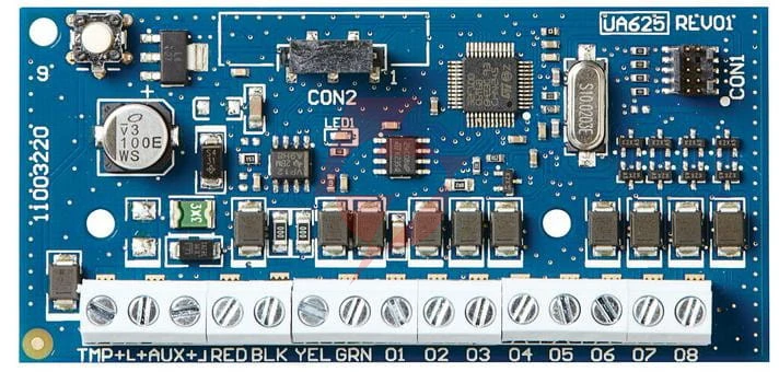 Dsc moduł rozszerzeń wyjść niskoprądowych neo 8 output module expander hsm2208