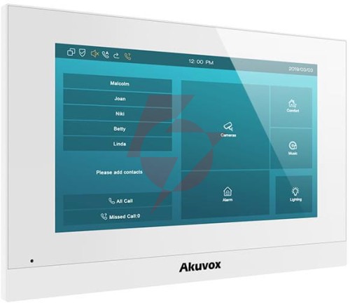 Monitor wideodomofonu akuvox akv-c313w-w