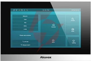 Zestaw wideodomofonowy 2wire akuvox (c313w-2/r20a-2)