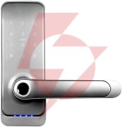 Klamka z kontrolerem dostępu eura elh-01h4 silver
