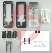 Klamka z kontrolerem dostępu eura elh-01h4 silver