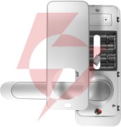Klamka z kontrolerem dostępu eura elh-01h4 silver