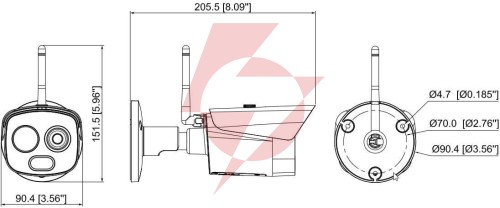 Kamera termowizyjna dahua tpc-bf1241-b7f8-s2