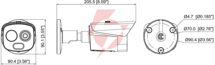 Kamera termowizyjna dahua tpc-bf1241-tb7f8-s2
